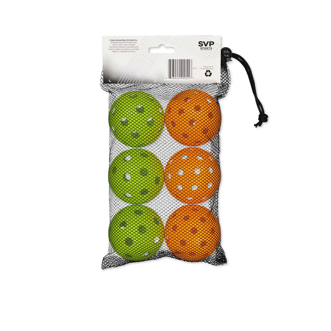 SVP Play - 6 Pack Indoor & Outdoor Pickleballs (SPK028) - Image 3